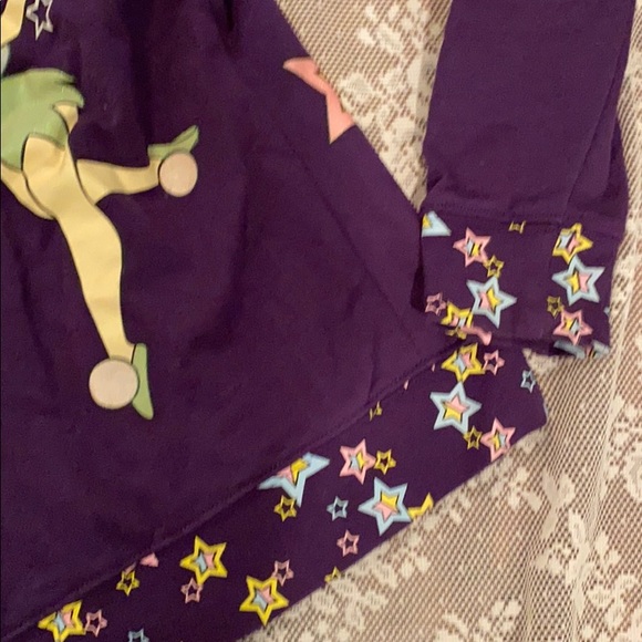 VINTAGE DISNEY TINKERBELL HOODIE Sweater PURPLE SZ M BEAUTIFUL DISNEYLAND - Picture 6 of 10